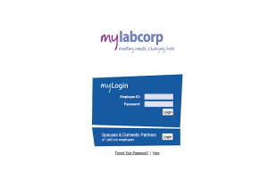 mylabcorp login