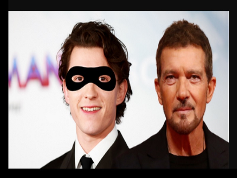 Antonio Banderas likes Tom Holland as Zorro