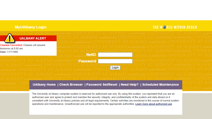 MyUAlbany Login: Application, Classes and Financial Aid