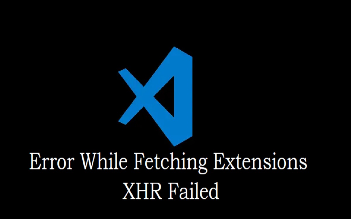 error while fetching extensions xhr failed