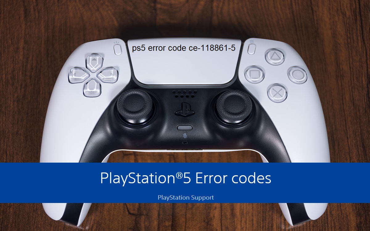 ps5 error code ce-118861-5