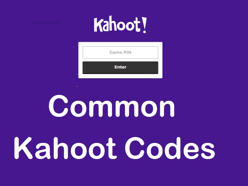 common kahoot codes