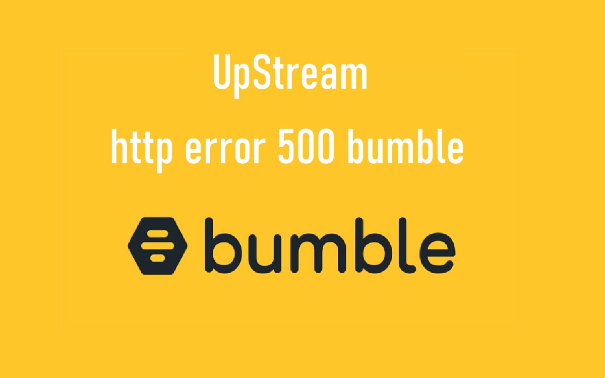 upstream http error 500 bumble