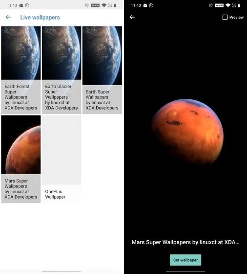 MIUI 12 Super Earth and Mars Wallpapers