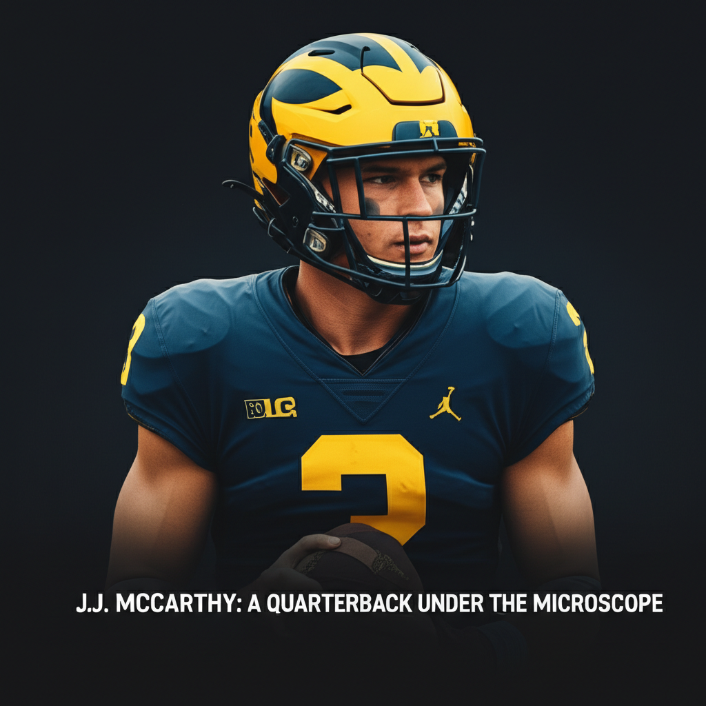 J.J. McCarthy Faced with Unprecedented Scrutiny | Jj Mccarthy