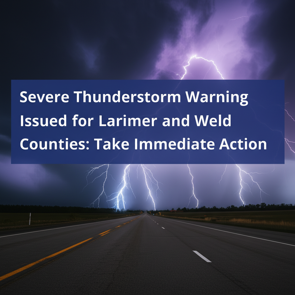 Weather Watch: Larimer and Weld Counties in Danger | Thunderstorm