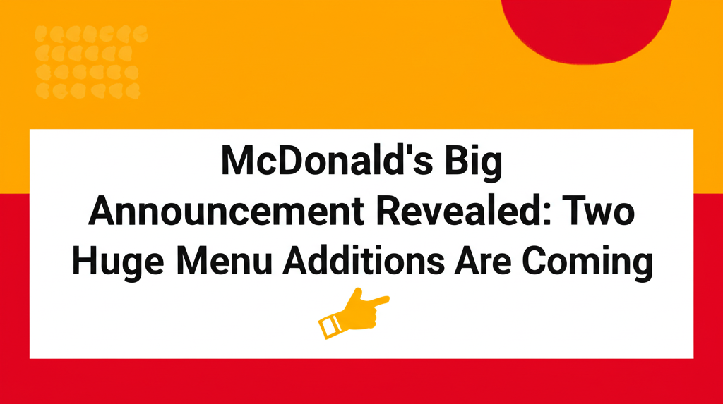 Mcdonalds Menu Changes