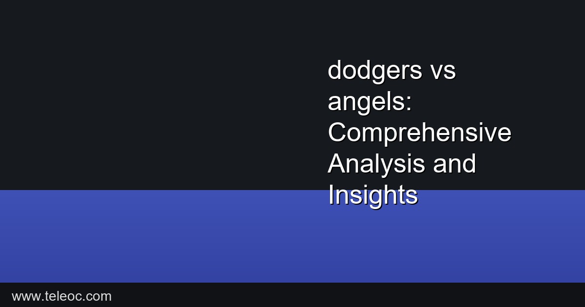 Dodgers Vs Angels
