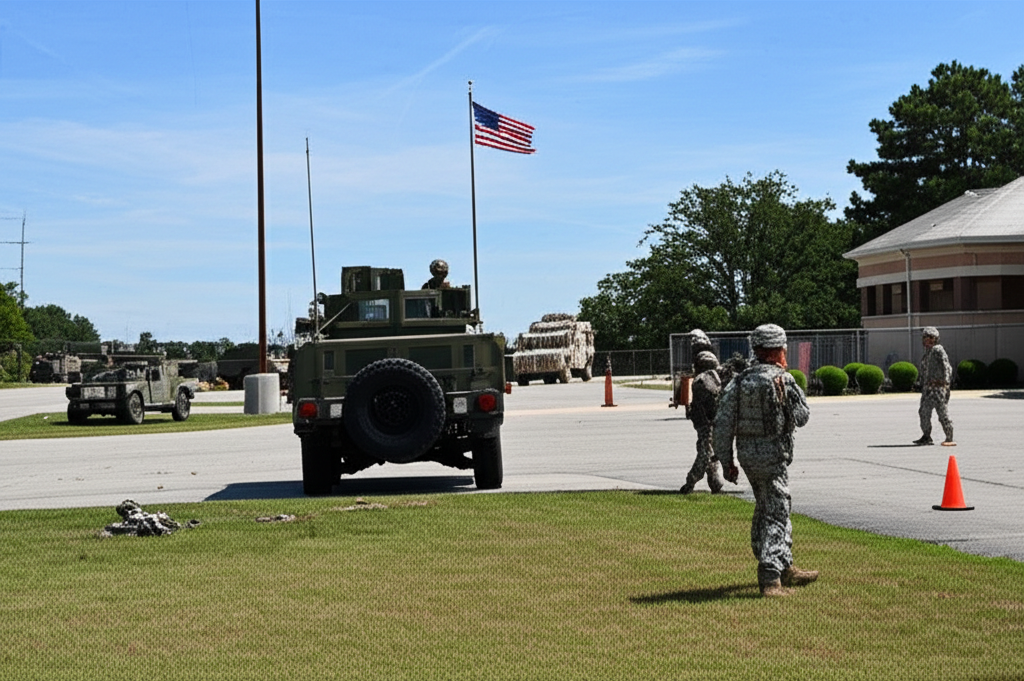 Us Military Shooting image
